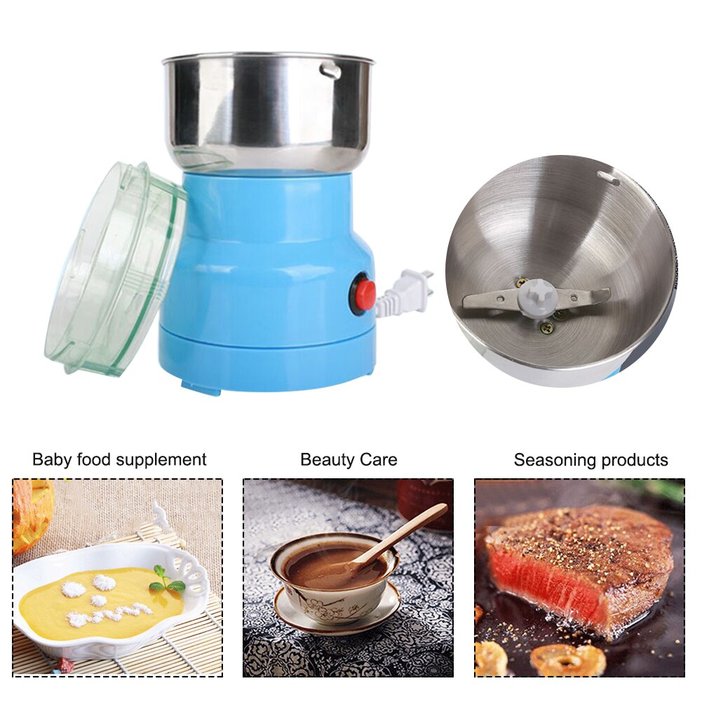 Kitchen Tool Electric Grinding Multifunctional Coffee Beans Powder Herb Grains Food Nut Milling Smash Machine Household