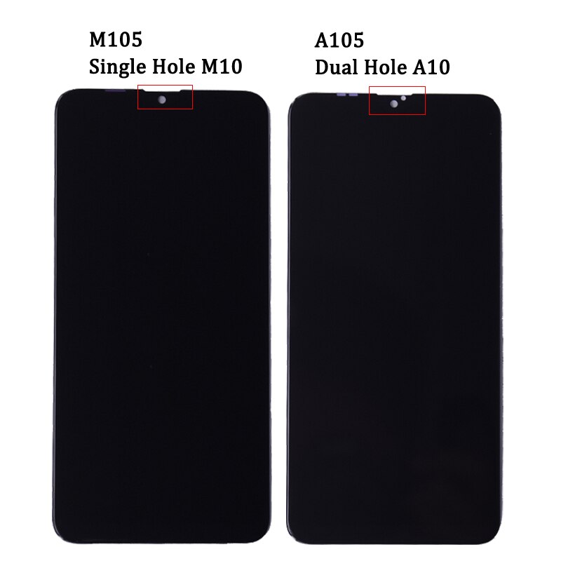 Original til samsung galaxy  a10 a105 lcd-skærm berøringsskærm digitaliseringsenhed til samsung  a105/ ds  a105f a105fd a105a lcd