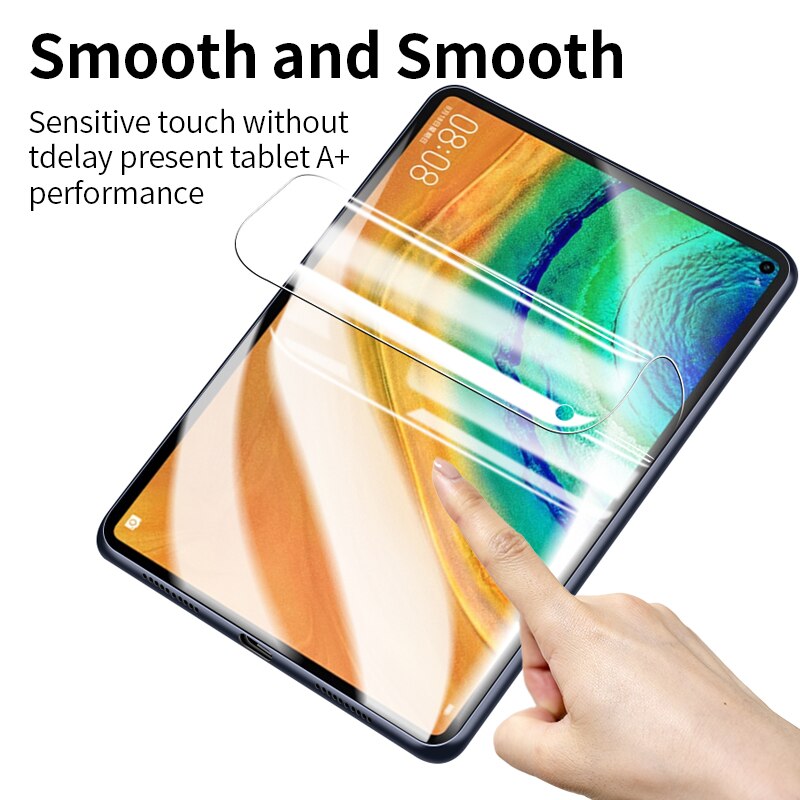 Película de hidrogel para Mate Pad Pro 10,8, Protector de pantalla de tableta de 10,4 pulgadas para Huawei MatePad M6 V6 8,4, película protectora trasera de TPU suave