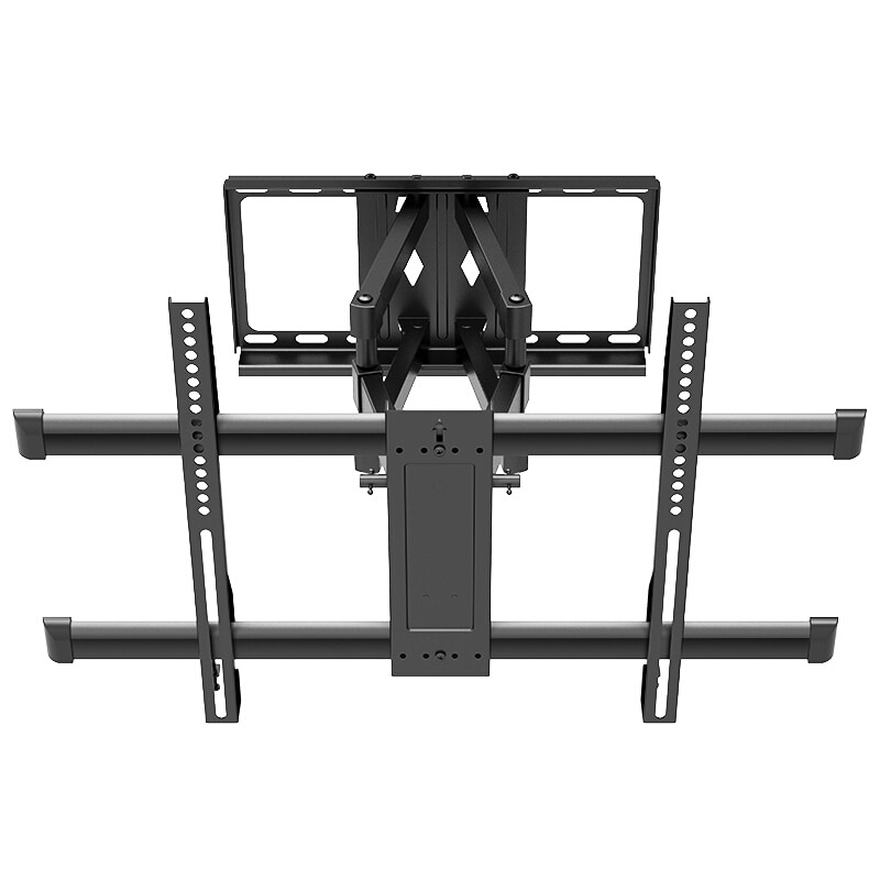 Full Motion TV Muurbeugel Dual Scharnierende Tilt Swivel Arm Beugel voor Meest 58-75 "Plasma TV tot 100 kg VESA 600x800mm