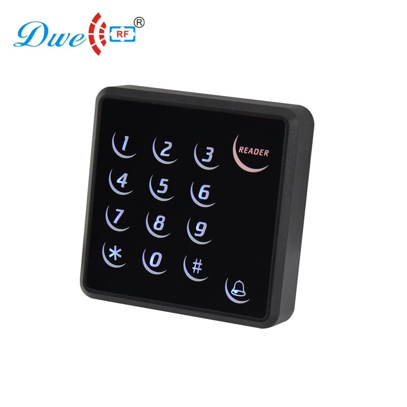 Secure RFID code-driven access system 125KHZ 13,56 MHZ 12V numeric keypad reader for condo control