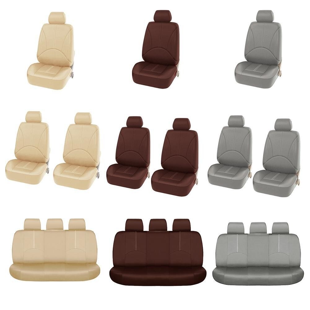 2/4/9pcs Universal Car Seat Covers Auto Protect Covers Accessories Leather PU Covers Comfortable Seat Covers Seat Automotiv B4K6