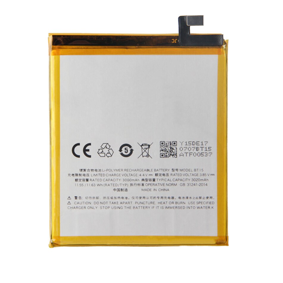 BT15 3020mAh Battery for Meizu M3S Battery M3 S Phone In Stock