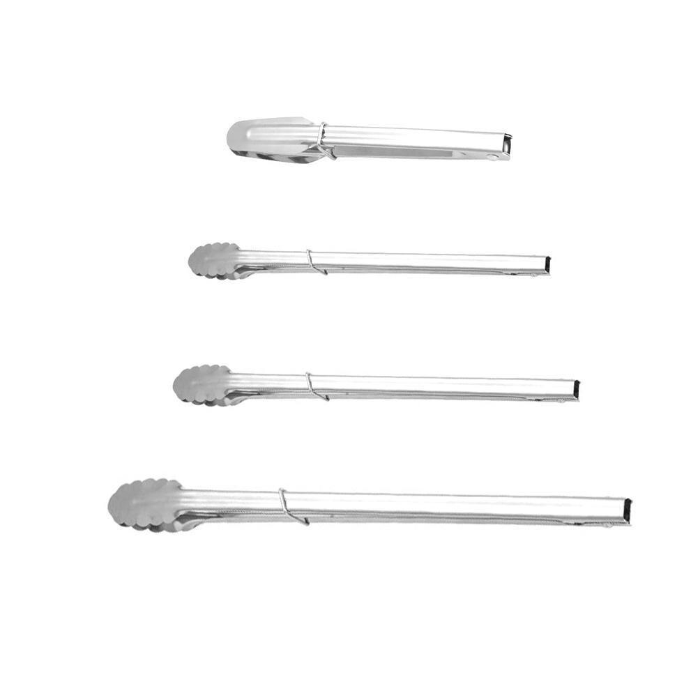 7/9/12/16 tums köksredskapsset värmebrödtång rostfri matredskap serveringssallad bbq stålkoktång  l2 n 4