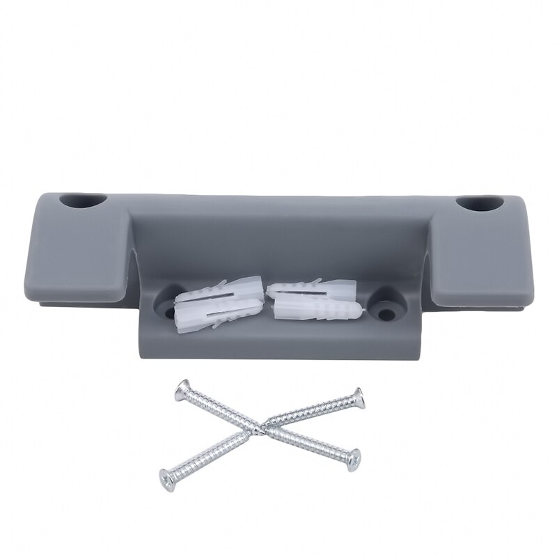 1Pc Garden Hose Reel Holder PVC Wall Mounted Garden Hose Hanger Pipe Holder With 4 Pcs Expansion Screws: Default Title