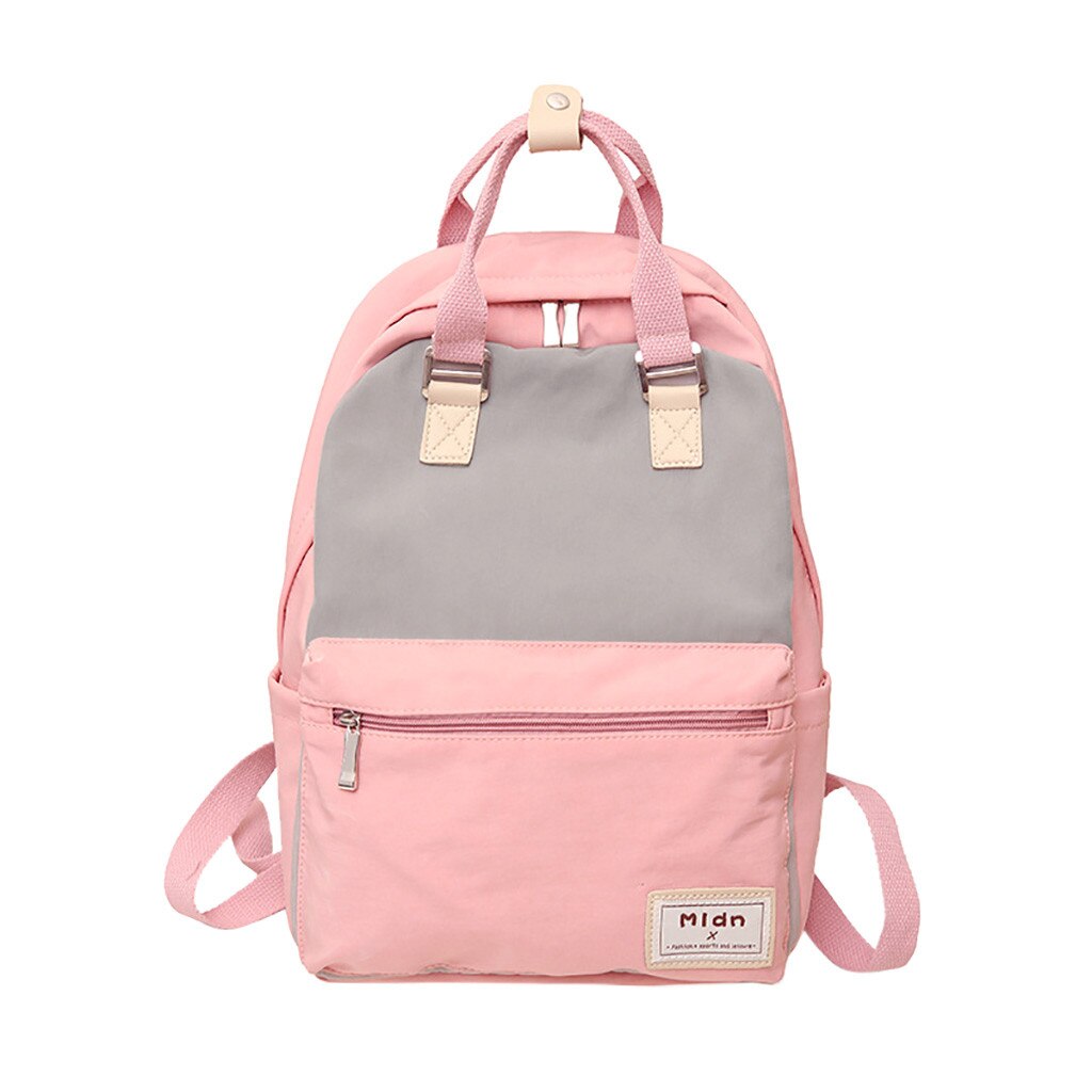 50 # Multifunctionele Vrouwen Rugzak Meisjes Bag Canvas Laptop Rugzak Schooltas Voor Tiener Meisjes Jongens Travel Mochila: Pink 
