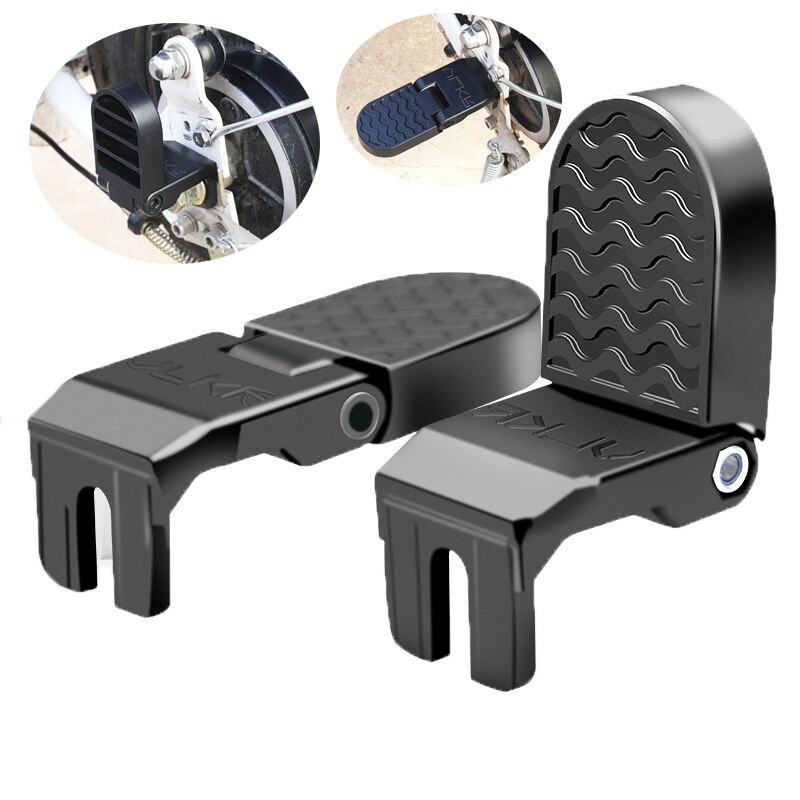 Elektrische Fiets Achter Pedaal Fiets Achterwiel Vouwen Pedaal Elektrische Staande Persoon Universele Pole Mountainbike Pedaal