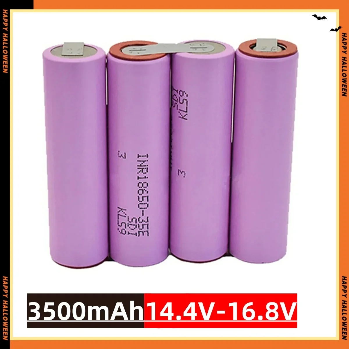 2S1P-6S2P 18650 35E 3500mAh 7000mAh 7.4V 12.6V 14.8V 18V 25.2V 29.6V pour Batteries de tournevis soudure 18650 batterie: Rose