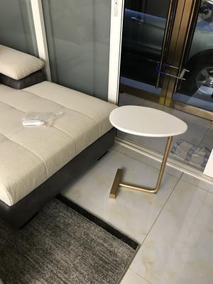 Nordisk minimalistisk ovalt mini sofabord sidebord mobil sofa hjørne sidebord doven natbord natbord: Gnister  fy 7