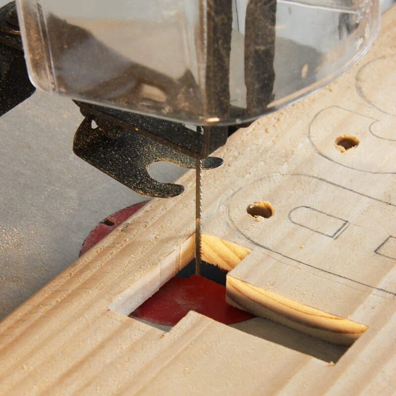 Pin End Scroll Saw Blade Assortment (48 Pack, 12PCS Each 10TPI, 15TPI, 18TPI, 24TPI)