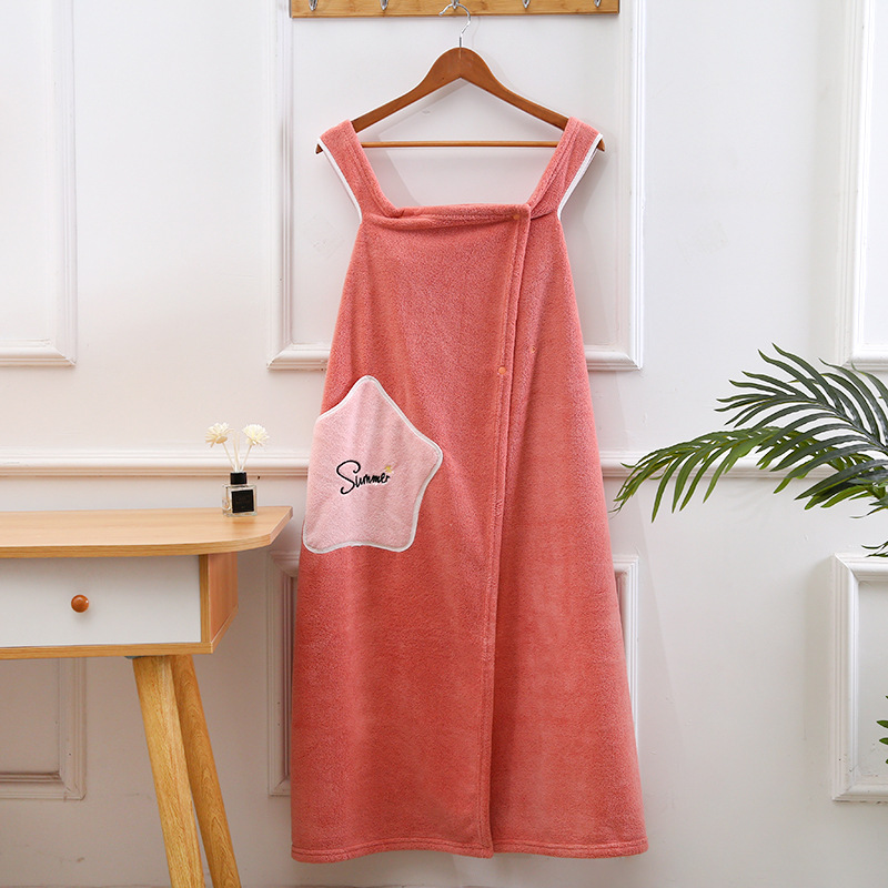 Albornoz de microfibra para mujer, Toalla de baño suave para adultos, Textiles para el hogar, toallas de baño y Sauna: deep pink