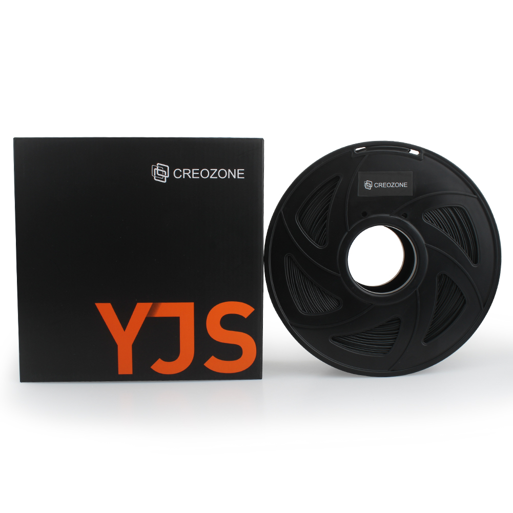 CREOZONE Premium Nylon Filament for 3D Printer Durable Wear-Resistant 3D Printing Materials Black Color 1.75 1KG Spool