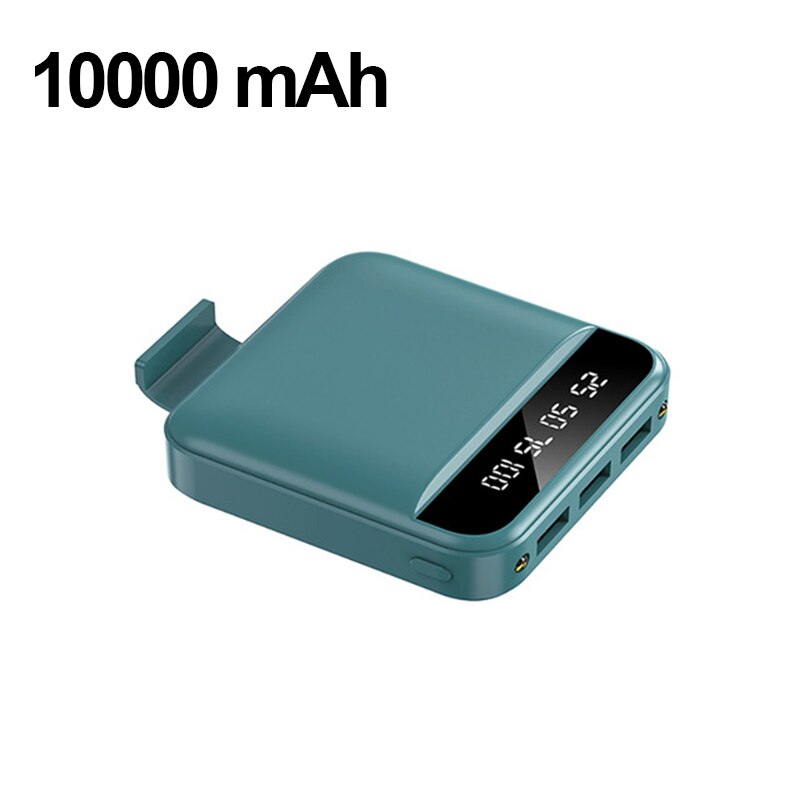 PINZHENG 20000mAh Banca di Potere Per il iPhone Xiaomi Samsung Batteria Esterna Portatile Poverbank Caricatore 10000mAh Mini Banca di Potere di Caso: Blue 10000mAh