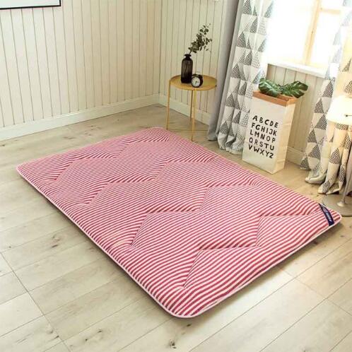 Colchón plegable, manta de cama de dormir, antideslizante, almohadilla de protección para Hotel, Franela suave de verano, cojín de suelo de Material grande, Tatami: 6 / 100x200cm