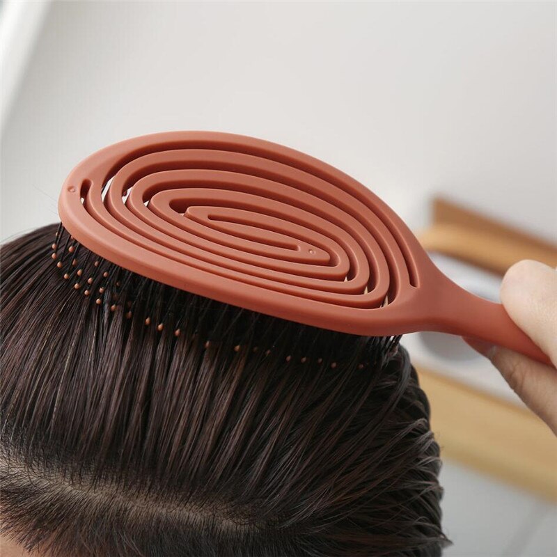 Newest Youpin Xinzhi Relaxing elastic massage Comb Portable Hair Brush Massage Brush Anti-static Magic Brushes Head Combs