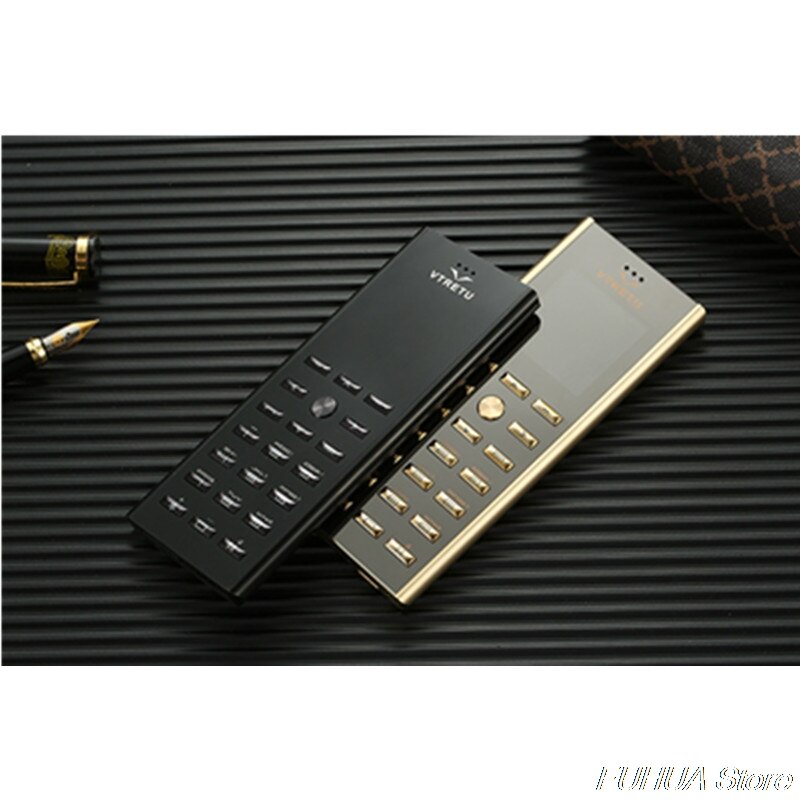 Metalen Body Telefoon Slanke Mini Creditcard Luxe Dual SIM Telefoon GSM Senior Bar Mobiele Student Kind Mobiele MP3 Bluetooth