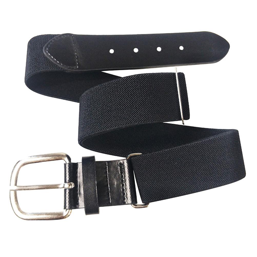 Baseball Belt Softball Belt Adjustable Waist Belt Outdoor Sports Elastic Buckle Baseball Belt Imitation Leather Golf Belt 115cm