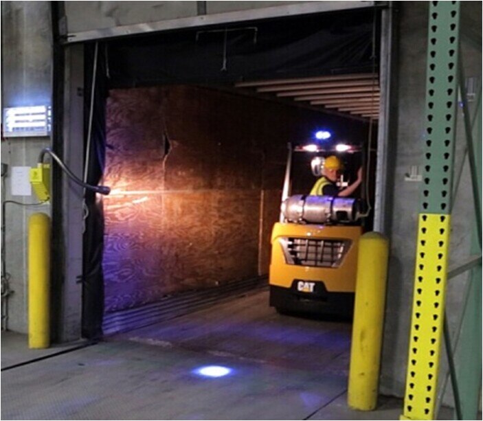 LED safety light 20W blue lamp use for all model forklift.