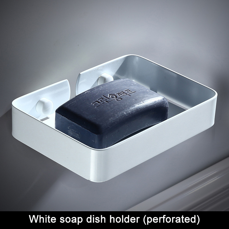 Mydelniczka 304 mydelniczka ze stali nierdzewnej mydelniczka mydelniczka tacka robić przechowywania akcesoria robić łazienki akcesoria łazienkowe: biały