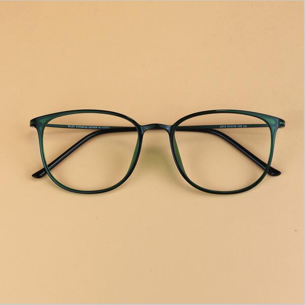 Monture de lunettes Geek en acier au carbone pour hommes et femmes, Ultra-léger, Vintage, Super grand cadre Nerd décoratif pour myopie