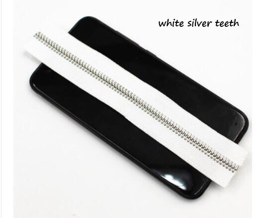 2 meter 5#  metalen groene verstelbare lengte montage rits diy handtassen tassen laarzen jaszak donsjack koperen rits  a0334f: No6