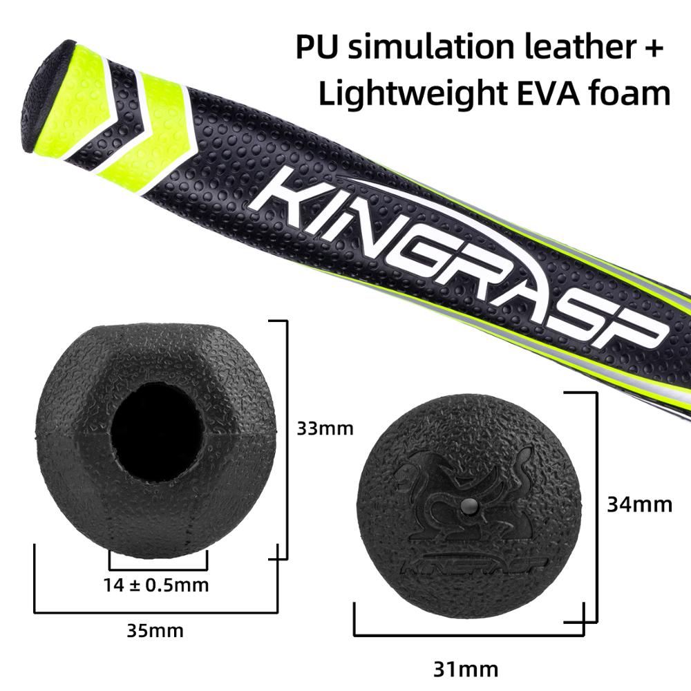KINGRASP agarre de putter de golf PU antideslizante ligero 4 colores puede elegir 1,0/2,0 club grip unisex grip