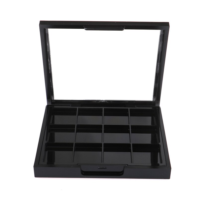 12 gitter palette øjenmakeup opbevaringsboks til kvinder piger begyndere tom øjenskygge skål gør det selv øjenskygge