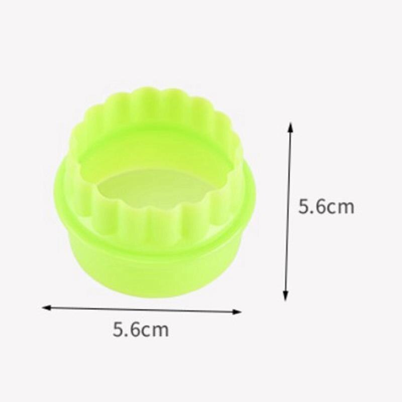 6 Stuks Cookie Cutter Cirkel Cakevorm Plastic Cookie Cutter Mold Voor Bakken Cookie Mallen Fondant Fondant Bakken Accessoires