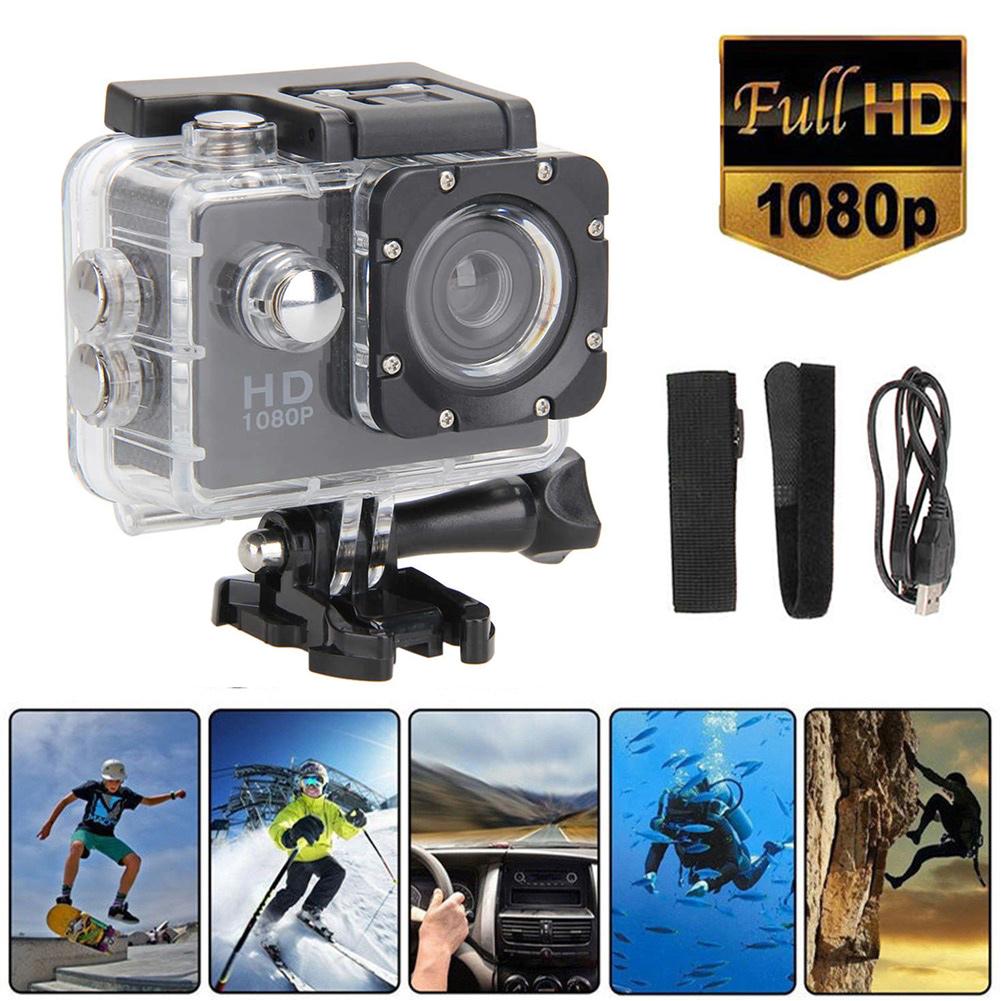 2,0 Zoll voll HD 1080p wasserdichte Kamera Camcorder Sport DV gehen Wagen Nocken Profi Camcorder mit Nocken Zubehör zum Skifahren Radfahren