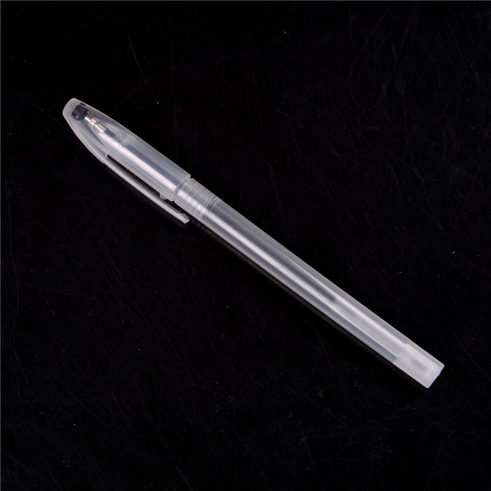 1 Pcs Transparante Magic Pen Onzichtbare Inkt Langzaam Verdwijnen Automatisch Verdwijnen Beoefenen Pen Joke Speelgoed Blauwe Inkt Grap Props