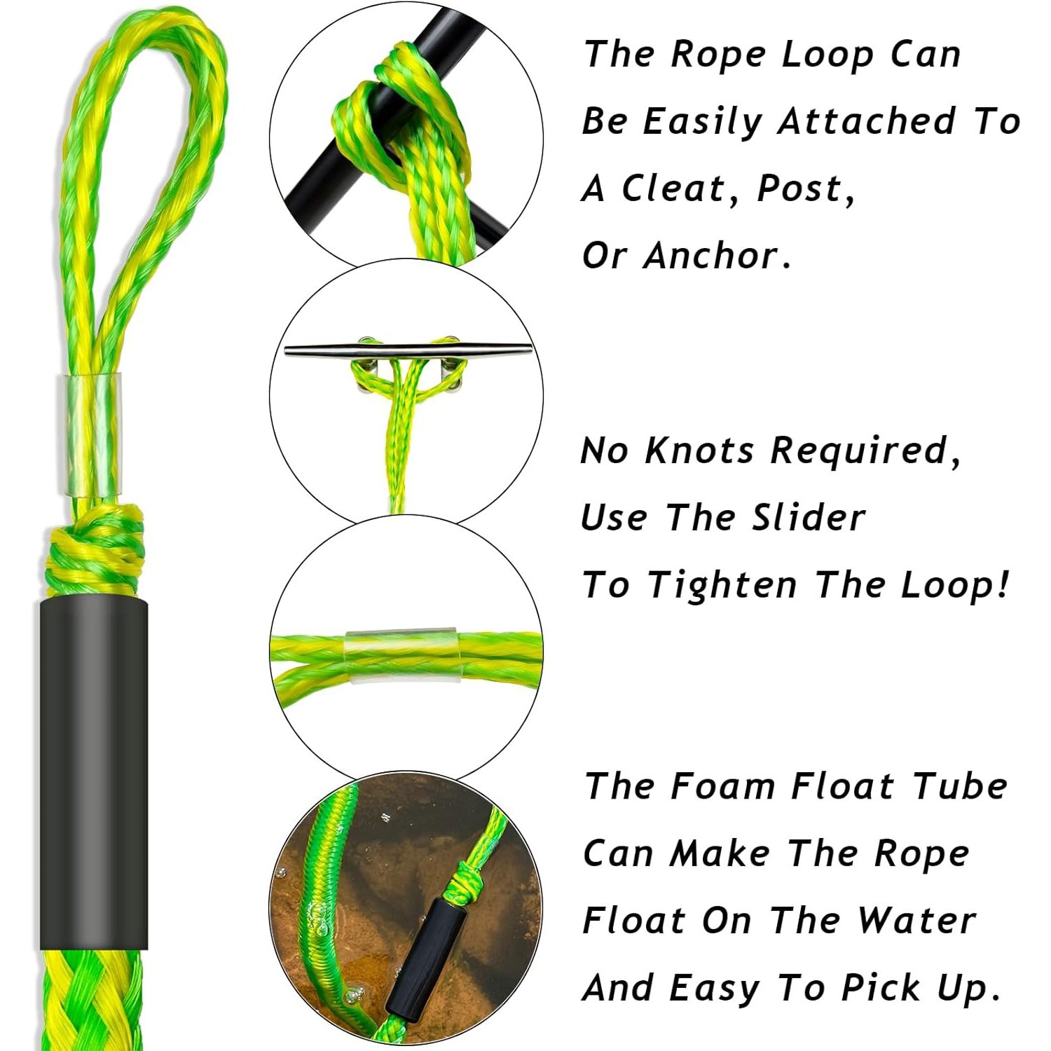 Bungee Dock Lines Cords Docking Rope For Kayak Watercraft SeaDoos Jet Ski Pontoon Canoe Power Boat Mooring Rope Accessories