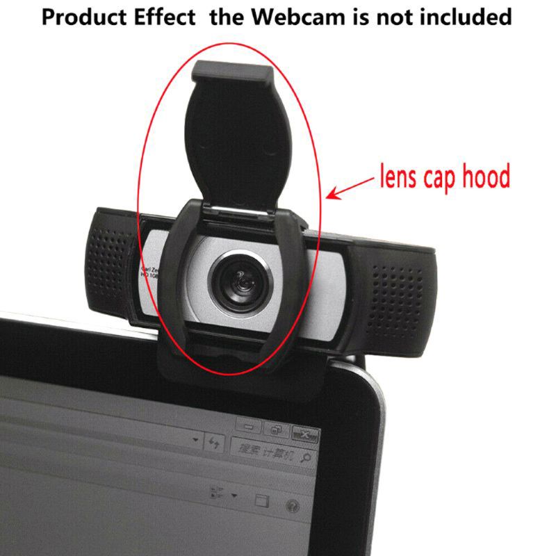 Lens Cap Hood Cover Privacy Shutter Protects Lens Cap Hood Cover for Logitech Pro C920 C930e C922 E5BA