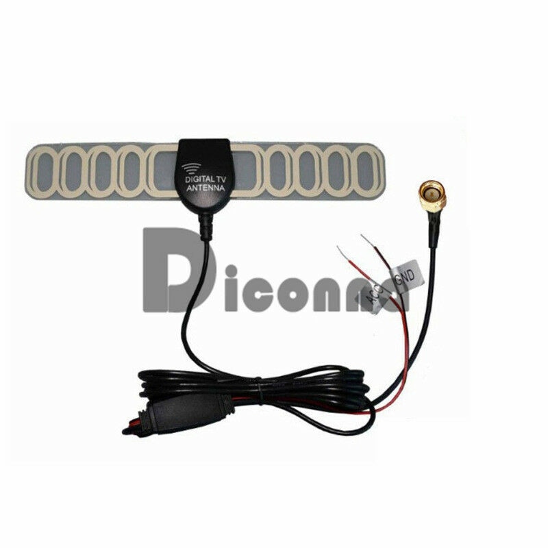 Bil auto digital tv radio am/fm antenne signalforstærker booster sma radio coax