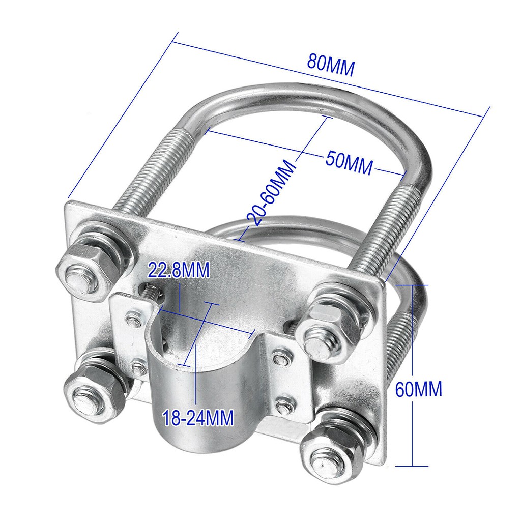 Antenne U-Bolzen Klemme halten Pole Fixierung Klammern Glas Faser Lora Helium Hotspot Bergmann Luft Mast Klemme Halterung Montieren