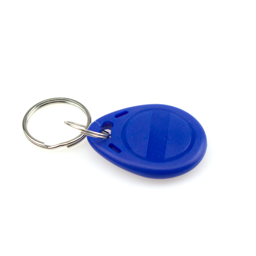 125 KHz RFID Beschrijfbare Keyfobs EM4305/T5577 Lezen en Schrijven Key Card Gekopieerd Toegangscontrole Systeem Metalen Sleutelhangers Kleine blauw Token
