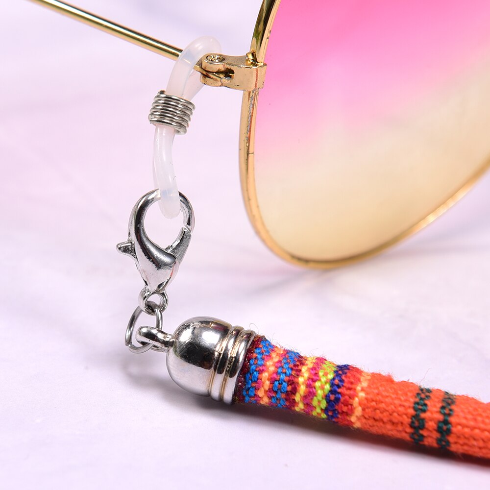 Ethnische Schnur Kette auf den Hals für Frauen Bohemian Hang Masken String Lanyard Sonnenbrillen Männer der Cuelga Mascarillas 65cm