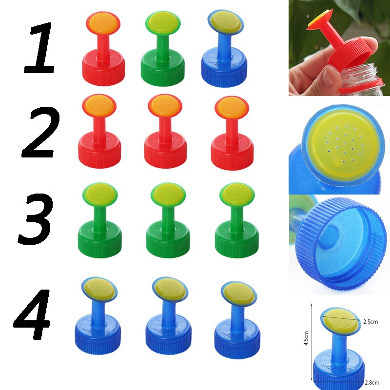Lot De 4 Buses De Pulvérisation Pour Bouteilles - Arrosage Plantes, Repassage, Nettoyage, Réglage Fin/brouillard - 8