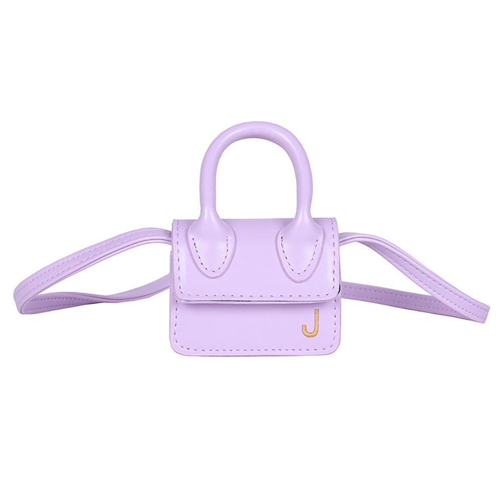 PU Leder Kleine Frauen Taschen Candy Farbe Platz Messenger Handtasche Crossbody Mini Tasche Für Frauen Mädchen Schulter Tasche: Purple