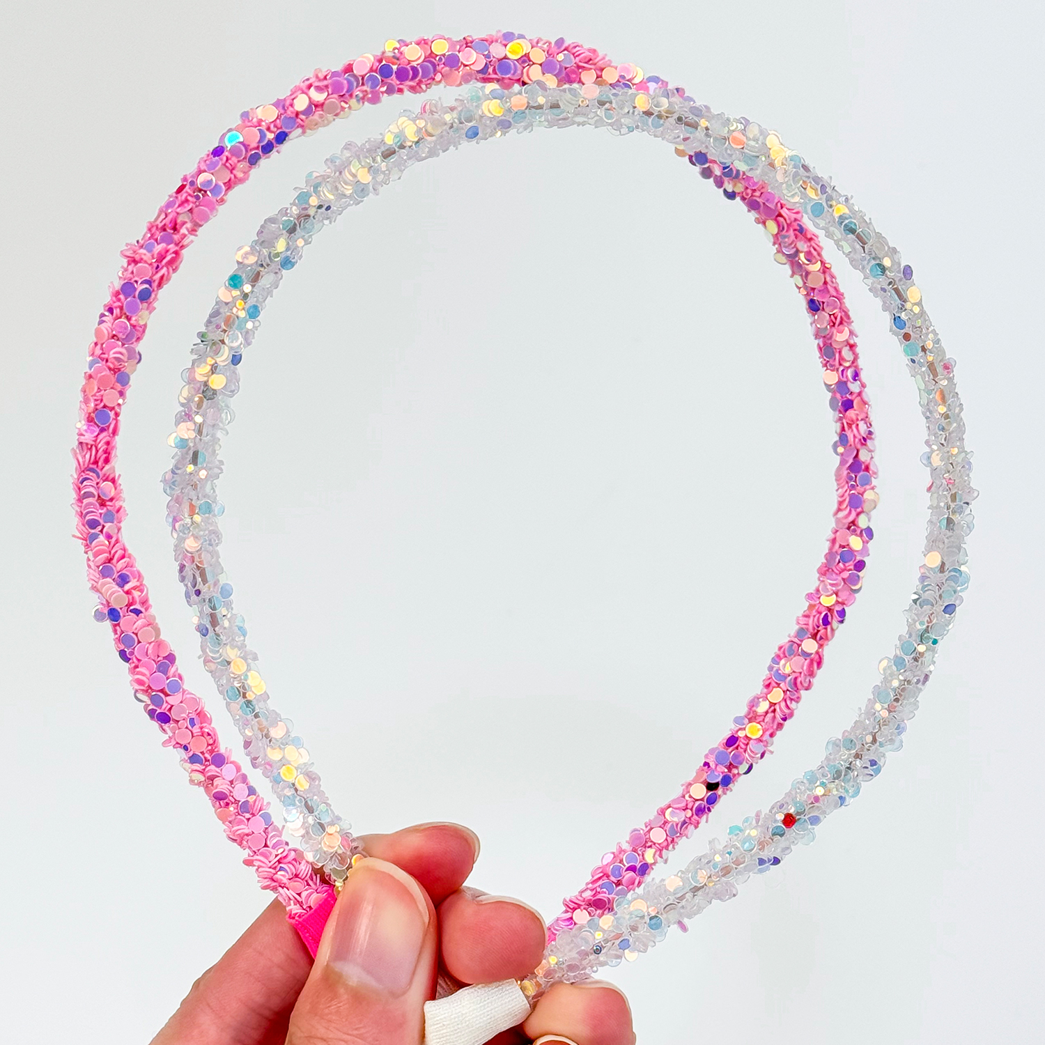 2/6 Uds. Diademas bonitas de estrellas con purpurina, diademas brillantes, diademas de cristal para niñas, decoración de para niños, accesorios para el cabello: Lavanda