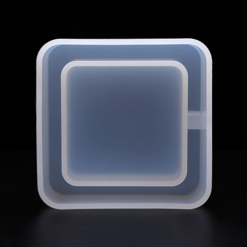 Siliconen siliconen mal diy asbak rond vierkant geometrisch sieraden maken epoxyhars spiegel knutselen mallen kristal handgemaakt