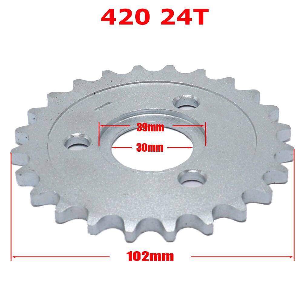 420 24 Teeth Motorcycle scooter chain drive gear Small sprocket 24T sprockets Good Brand