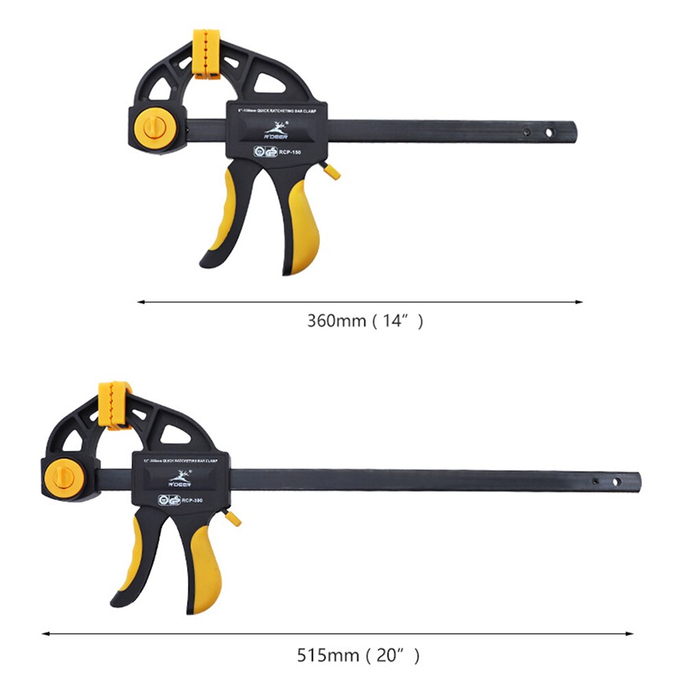 Gadget Tool DIY Hand Woodworking Woodworking Bar F Clip Hard Grip Quick Ratchet Release DIY Carpentry Hand Clamp