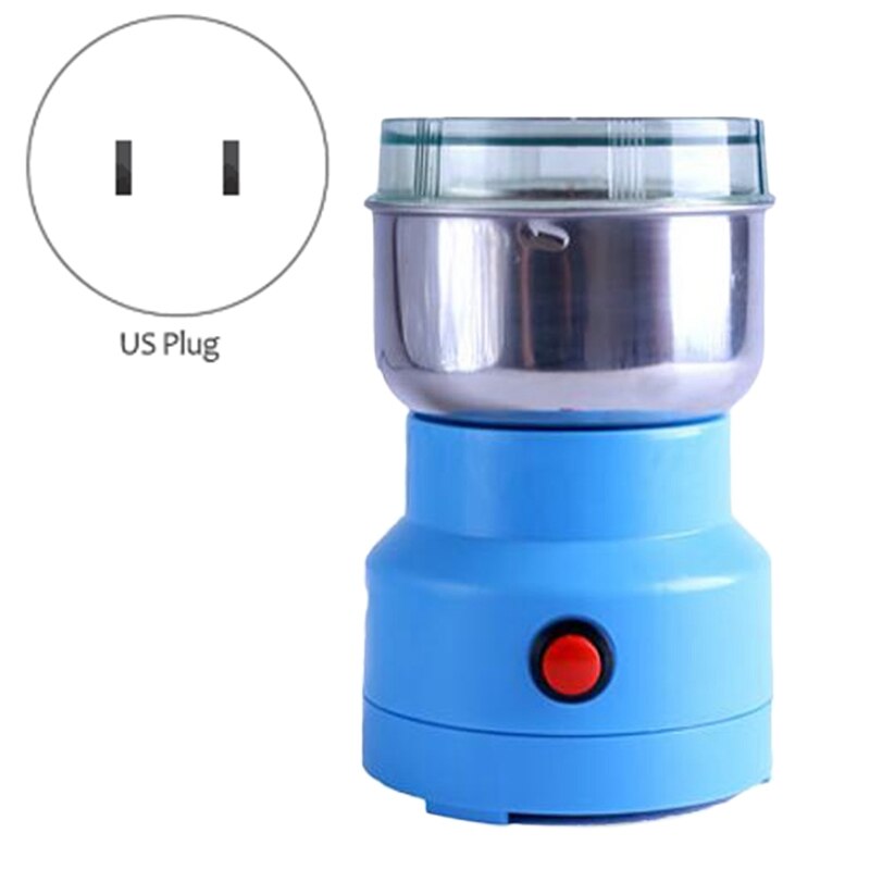 Electric Food Blender Grain Grinder Small Portable Blender Medicinal Herbs Powder Mixer Dry Grinding