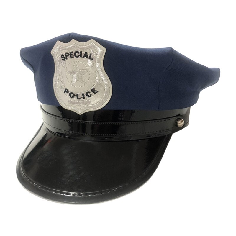 Cosplay Politie Hoed Halloween Kostuum Partij Levert Speciale Politie Props Voor Halloween Festival Kinderen Kid Karakter Spelen