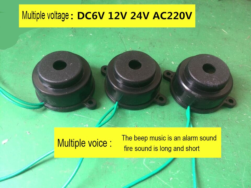 90DB Electronic Buzzer DC6V-24V Active Piezoelectric buzzer Beep Tone Music Continuous Sound for Arduino Buzzer Electomagnetic