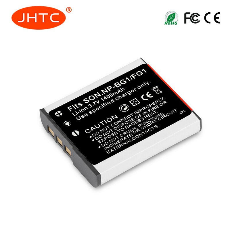 NP-BG1/NP-FG1 batería para SONY Cyber-shot DSC-H3 DSC-H7 DSC-H9 DSC-H10 DSC-H20 DSC-H50 DSC-H55 DSC-H70 1400mAh batería