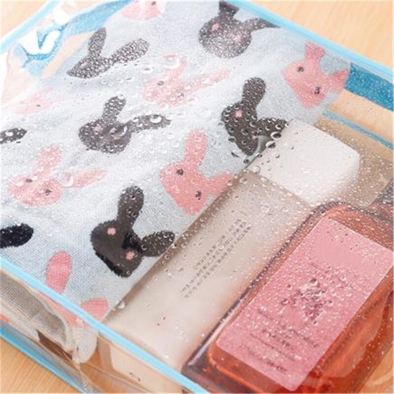Pvc Cosmetische Zakken Vrouwen Transparant Clear Make-Up Tas Travel Organizer Bad Wassen Tote Beauty Opslag Rits Pouch Make Up Case