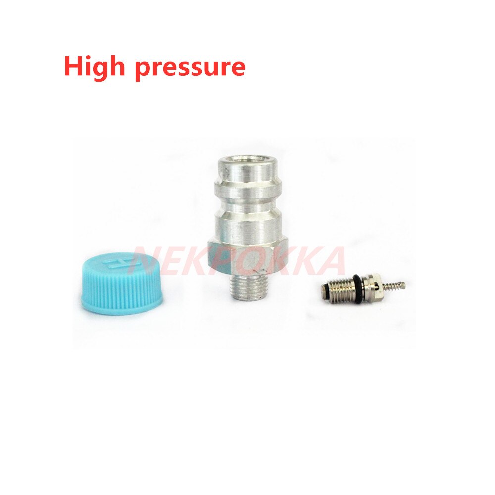 Boquilla de llenado de refrigerante para aire acondicionado, boquilla de llenado de aluminio, válvula de aluminio de soldadura A/C, boquilla de llenado
