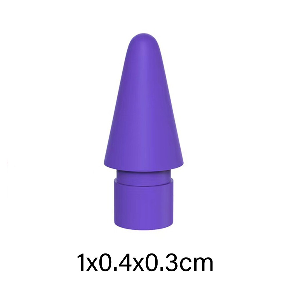 Punta de lápiz de repuesto, punta de lápiz Stylus, punta de repuesto para Apple iPad, Gen 1/2, punta de escritura: Morado