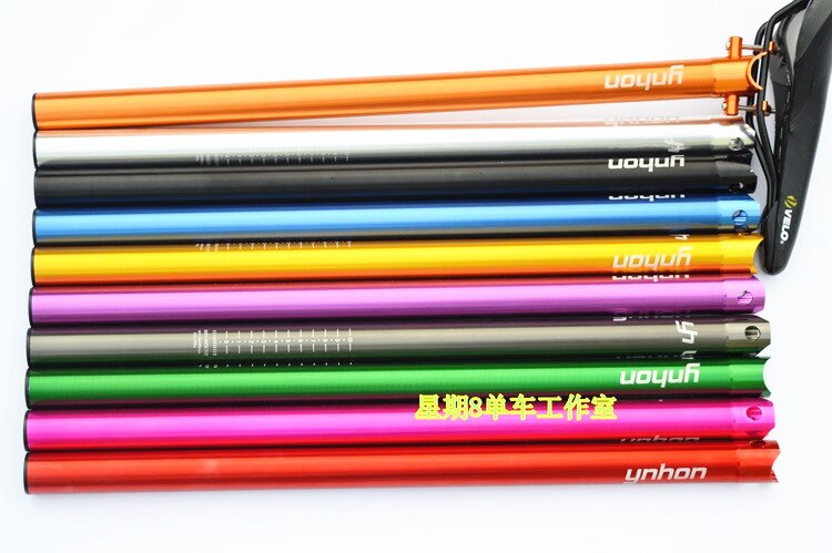 Litepro urltra-światło 33.9mm x 600mm kwiat śliwy rura wioślarz rowerowy sztyca CNC zacisk sztycy